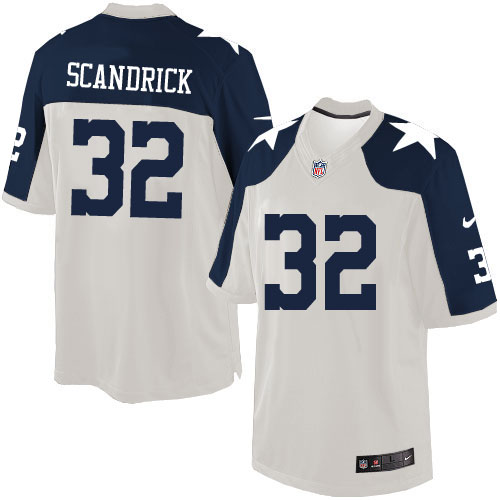 Men's Limited Orlando Scandrick Nike Jersey White Alternate - #32 Throwback NFL Dallas Cowboys